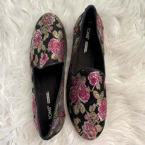 Toms Darcy Flat, Black Metallic